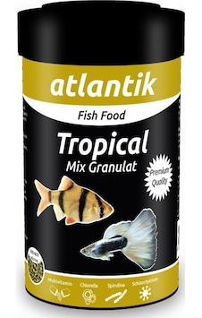 Atlantik Fish Tropikal Mix Granül Yem 50g Atlantik Fish Tropikal Mix Granül Yem 50g