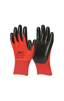 Eli Nitril İş Güvenlik Eldiveni - Kırmızı - 10/xl - 1 Çift - Paket Eli Nitril İş Güvenlik Eldiveni - Kırmızı - 10/xl - 1 Çift - Paket