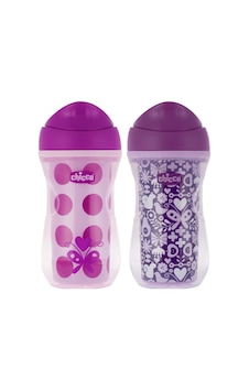 Chicco Isı Yalıtımlı Aktif Bardak 266 ML 14 Ay+ Kız Mor Chicco Isı Yalıtımlı Aktif Bardak 266 ML 14 Ay+ Kız Mor