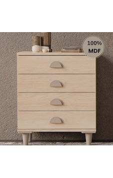 Ladin 4 Çekmeceli Mdf Şifonyer Bej Ladin 4 Çekmeceli Mdf Şifonyer Bej