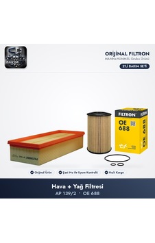 Filtron Filtre Bakım Seti Hava+yağ - Golf 6 / Passat B6-b7-cc / Octavia 2 1.6-2.0 Tdı / 1.8 Tsı Filtron Filtre Bakım Seti Hava+yağ - Golf 6 / Passat B6-b7-cc / Octavia 2 1.6-2.0 Tdı / 1.8 Tsı