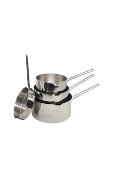4 Lü Set Paslanmaz Çelik Kaçerola Sütlük ve Sosluk 12-14-16 cm 4 Lü Set Paslanmaz Çelik Kaçerola Sütlük ve Sosluk 12-14-16 cm