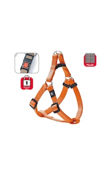 Karlıe - 412 - Kilitli Göğüs Tasma M - Csmo-tex - 40-70cm Turuncu Karlıe - 412 - Kilitli Göğüs Tasma M - Csmo-tex - 40-70cm Turuncu