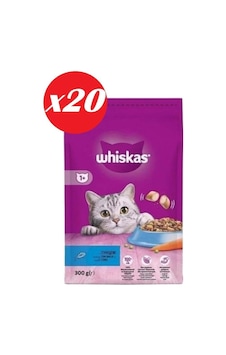 Whiskas Ton Balıklı Ve Sebzeli Yetiş. Kedi M.300gr Set 20'li Whiskas Ton Balıklı Ve Sebzeli Yetiş. Kedi M.300gr Set 20'li