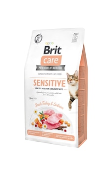 Brit Care Hindili ve Somonlu Tahılsız Yetişkin Kedi Maması 7 KG Brit Care Hindili ve Somonlu Tahılsız Yetişkin Kedi Maması 7 KG