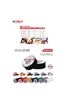 Bay-Tec MK0760 Elektrik Bandı Beyaz 10'lu Bay-Tec MK0760 Elektrik Bandı Beyaz 10'lu