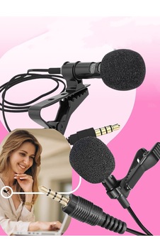 Tiktok,youtube,discord,skype Cep Telefonu Uyumlu 3.5mm Jack Yaka Mikrofonu 1.5mt Tiktok,youtube,discord,skype Cep Telefonu Uyumlu 3.5mm Jack Yaka Mikrofonu 1.5mt