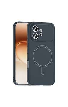 Honor 600 5g Kılıf M-safe Şarj Özellikli Kamera Korumalı Zore Elio Sert Pc Kapak - Lacivert Honor 600 5g Kılıf M-safe Şarj Özellikli Kamera Korumalı Zore Elio Sert Pc Kapak - Lacivert