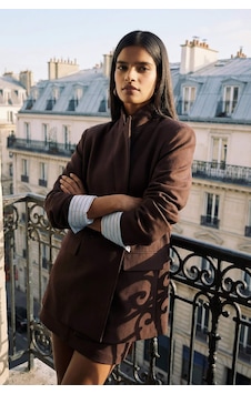 Defacto - Oversize Blazer Ceket E7732AX25AU Kahve Defacto - Oversize Blazer Ceket E7732AX25AU Kahve