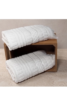Botti Home %100 Pamuk 2'li El Ve Yüz Havlusu Seti, Pamuklu Jakarlı Misafir Havlusu 50 X 90 Cm, Çeyizlik Yumuşak Havlu Beyaz Botti Home %100 Pamuk 2'li El Ve Yüz Havlusu Seti, Pamuklu Jakarlı Misafir Havlusu 50 X 90 Cm, Çeyizlik Yumuşak Havlu Beyaz