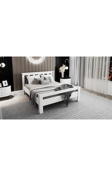 Ninnimo Still Yatak Uyumlu Çift Kişilik Mdf Beyaz Karyola 160x200 Ninnimo Still Yatak Uyumlu Çift Kişilik Mdf Beyaz Karyola 160x200
