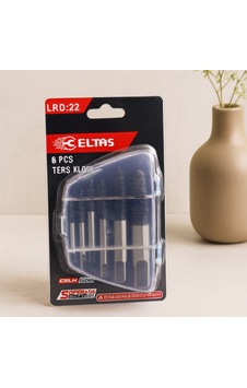Ters Klavuz Uç Vida Çıkarıcı Seti 6 Parça 3-22 Mm Ters Klavuz Uç Vida Çıkarıcı Seti 6 Parça 3-22 Mm