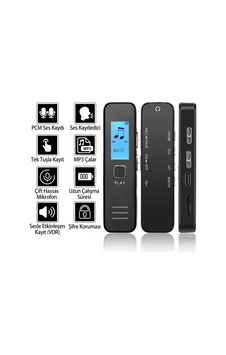 64 Gb Profesyonel Dijital Ses Kayıt Cihazı - Ses Sensörlü Vor , Çift Mikrofonlu Mp3 Çalar Kb60-64 Tg 5klfk5h 64 Gb Profesyonel Dijital Ses Kayıt Cihazı - Ses Sensörlü Vor , Çift Mikrofonlu Mp3 Çalar Kb60-64 Tg 5klfk5h