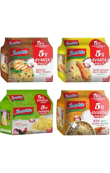 Indomie Avantaj Paket Noodle Karma Set 4'lü 5 x 75 G Indomie Avantaj Paket Noodle Karma Set 4'lü 5 x 75 G