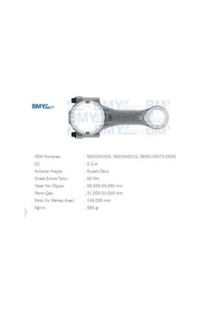 Piston Kolu Jest+ -ducato Euro 6 Bmy 5802116073/ 580184153 Bmy1407 Piston Kolu Jest+ -ducato Euro 6 Bmy 5802116073/ 580184153 Bmy1407