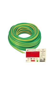 Prysmıan Marka H07V-K 4 Mm Nyaf Toprak Sarı-Yeşil Prysmıan Marka H07V-K 4 Mm Nyaf Toprak Sarı-Yeşil