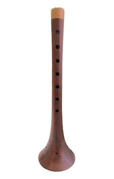 Renklendirilmiş Zurna Orta Boy 29.5 Cm - Si + Boru + Halka + 3 Adet Yedek Kamış