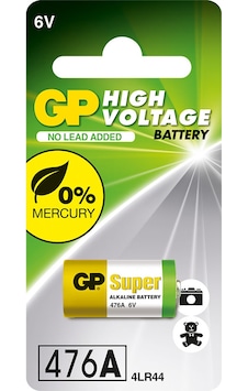 GP Super 476A 4LR44 6V Alkalin Pil GP Super 476A 4LR44 6V Alkalin Pil