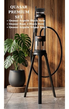 Quasar Premium Nargile Seti Black Quasar Premium Nargile Seti Black