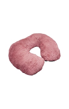 Yumuşak Tüylü Peluş Kürk Seyahat Boyun Yastığı Pembe Yumuşak Tüylü Peluş Kürk Seyahat Boyun Yastığı Pembe