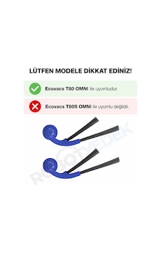 Ecovacs Deebot T80 Omni (T80S DEĞİL!) Uyumlu Yan Fırça 2 Adet