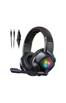 Kablolu Oyuncu Kulaklık Rgb Stereo Hd Mikrofon Gaming Kulaklık Süper Bass Jak Ve Usb Girişli Siyah - 695077956 Kablolu Oyuncu Kulaklık Rgb Stereo Hd Mikrofon Gaming Kulaklık Süper Bass Jak Ve Usb Girişli Siyah - 695077956