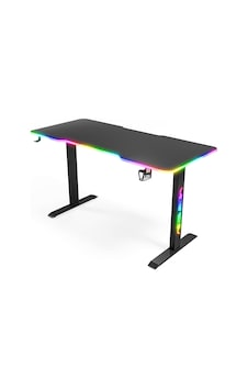 Ion Rgb Aydınlatmalı Oyuncu Masası Siyah Ion Rgb Aydınlatmalı Oyuncu Masası Siyah