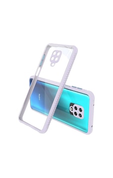 Xiaomi Redmi Note 9s Kılıf Zore Kaff Kapak Mor