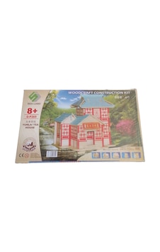 Sea-land Yunlai Çay Evi Ahşap Maket Seti G-p265 - 3d Woodcraft Construction Kit
