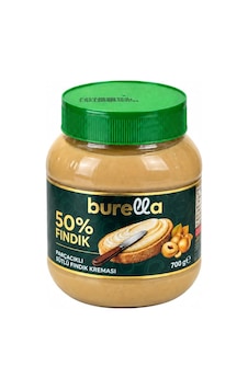 Burella Sütlü Fındık Kreması %50 Fındık Parçacıklı 700g Burella Sütlü Fındık Kreması %50 Fındık Parçacıklı 700g