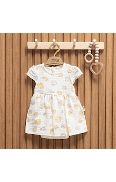 Tiffany Baby & Kids Tiffany Baby Müslin Sea Shell Theme Body Elbise 62087 Ekru Tiffany Baby & Kids Tiffany Baby Müslin Sea Shell Theme Body Elbise 62087 Ekru