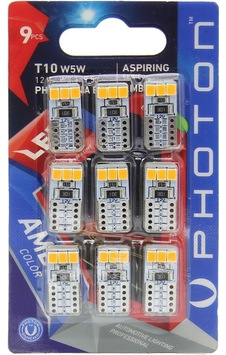 Photon T10 W5w Turuncu Led Modül Blister 9'lu Paket