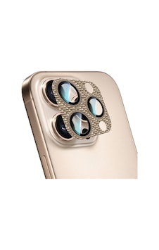 Apple Uyumlu iPhone 16 Pro Max Caseworld Karbon Fiber Serisi Anti Reflective Full Kamera Lens Koruyucu Gold Apple Uyumlu iPhone 16 Pro Max Caseworld Karbon Fiber Serisi Anti Reflective Full Kamera Lens Koruyucu Gold