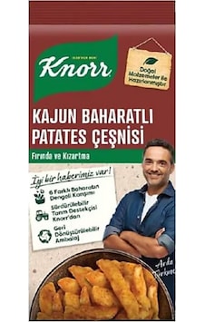 Knorr Cajun Baharatlı Patates Çeşnisi 60 Gr X 12 Adet Acılı Ve Baharatlı Lezzet Knorr Cajun Baharatlı Patates Çeşnisi 60 Gr X 12 Adet Acılı Ve Baharatlı Lezzet