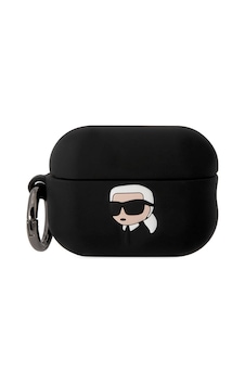 Apple Uyumlu AirPods Pro 2 Kılıf Karl Lagerfeld Lisanslı Karl 3d Silikon Siyah Apple Uyumlu AirPods Pro 2 Kılıf Karl Lagerfeld Lisanslı Karl 3d Silikon Siyah