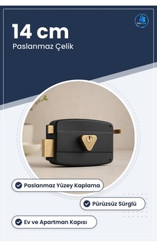 Oval Dış Kapı Kilidi 14 Cm Paslanmaz Çelik Kilit Ev Apartman Ofis Oval Dış Kapı Kilidi 14 Cm Paslanmaz Çelik Kilit Ev Apartman Ofis