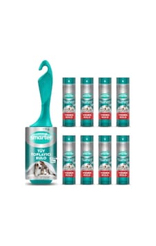 Smarter Tüy Toplayıcı Kedi Köpek Rulosu + 8 Yedek Smarter Tüy Toplayıcı Kedi Köpek Rulosu + 8 Yedek