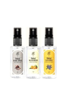 Rebul Kolonya Dark Spice + Mandarine + Lavanta Spreyli 3 x 50 ML