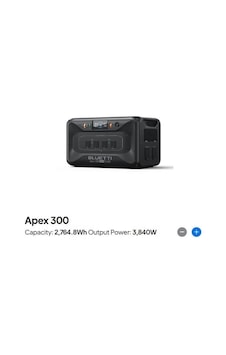 Bluettı Apex 300 Taşınabilir Güç İstasyonu 300w İnverterli, Lifepo₄ Bataryalı, Güneş Enerjisi Uyumlu