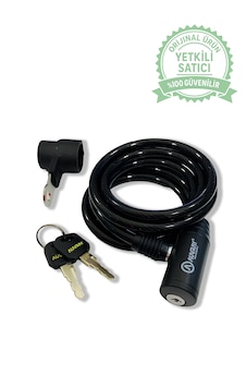 Spek 150 Motosiklet Ve Bisiklet Çelik Kablo Kilidi 8mm X150 Cm Spek 150 Motosiklet Ve Bisiklet Çelik Kablo Kilidi 8mm X150 Cm
