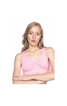 Armillia Dimoda Premium Dikişsiz Pedsiz Sporcu Sütyeni Yumuşak Dokulu Hareket Özgürlüğü Sağlayan Büstiyer Pembe Pembe Armillia Dimoda Premium Dikişsiz Pedsiz Sporcu Sütyeni Yumuşak Dokulu Hareket Özgürlüğü Sağlayan Büstiyer Pembe Pembe