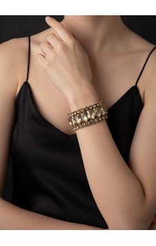 Valmont Accessories Kadın Altın Renk Bej Taşlı Üçlü Bileklik Seti Valmont Accessories Kadın Altın Renk Bej Taşlı Üçlü Bileklik Seti