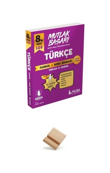 Mutlak Başarı Lgs 8. Sınıf 2027 Türkçe Fasikül Soru Bankası + Telefon Standı Mutlak Başarı Lgs 8. Sınıf 2027 Türkçe Fasikül Soru Bankası + Telefon Standı