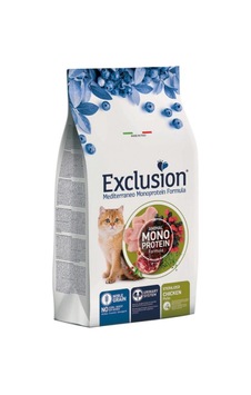 Exclusion Monoprotein Tavuklu Ve Narlı Düşük Tahıllı Kısırlaştırılmış Kedi Maması 1,5 Kg