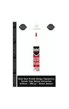 Özel Seri Pratik Dolgu Yapıştırıcı Esnek Yapı Beyaz Universal Silikon - 280 Gr - Genel Amaçlı Özel Seri Pratik Dolgu Yapıştırıcı Esnek Yapı Beyaz Universal Silikon - 280 Gr - Genel Amaçlı