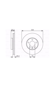 Vw Touareg 3.0 V6 Tdi 2002-2010 Bosch Ön Fren Diski N11.5878 Vw Touareg 3.0 V6 Tdi 2002-2010 Bosch Ön Fren Diski N11.5878