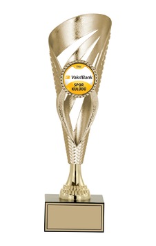 Odak Kupa - Genel Kupalar - Gn-239 C - 35 Cm Altın - Beyaz Odak Kupa - Genel Kupalar - Gn-239 C - 35 Cm Altın - Beyaz
