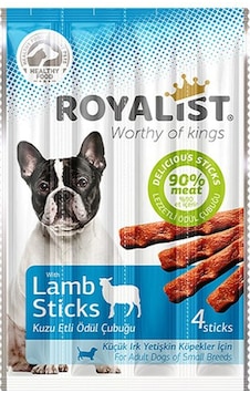 Royalist Kuzu Etli Sticks Köpek Ödül Maması 20 G