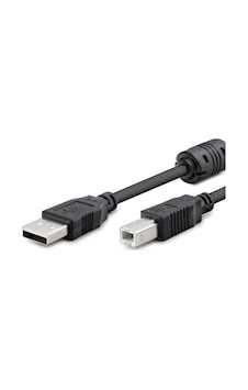 Siyah Usb Printer Kablosu 5 Metre Parazitsiz İletim Siyah Usb Printer Kablosu 5 Metre Parazitsiz İletim