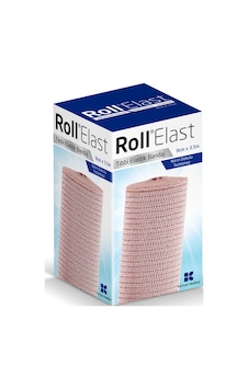 Roll Elast Elastik Bandaj 8 CM x 3.5 M Ten Rengi